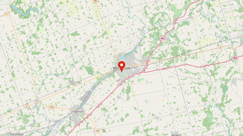 Map of our service area